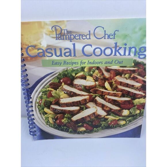 Pampered Chef Lot Of 4  Cookbooks Main Dishes Casual Cooking. Vintage - Picture 12 of 16